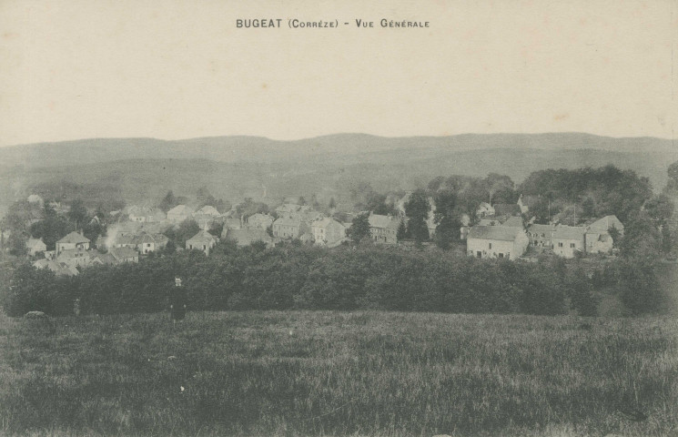 Bugeat : "Bugeat (Corrèze) - vue générale".