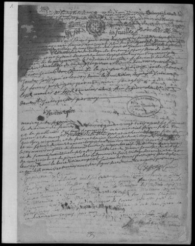 Baptêmes, mariages, sépultures (1683-1693)