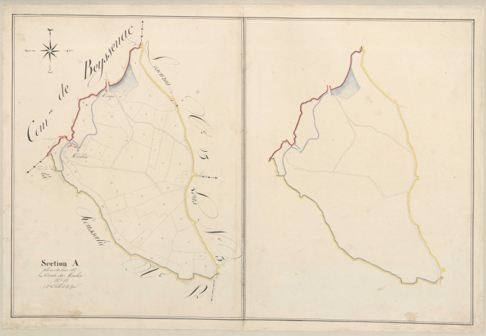 Section A13 de la Combe du Moulin