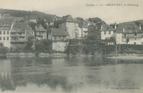 Argentat : "Corrèze - 15 - Argentat - Le Faubourg".