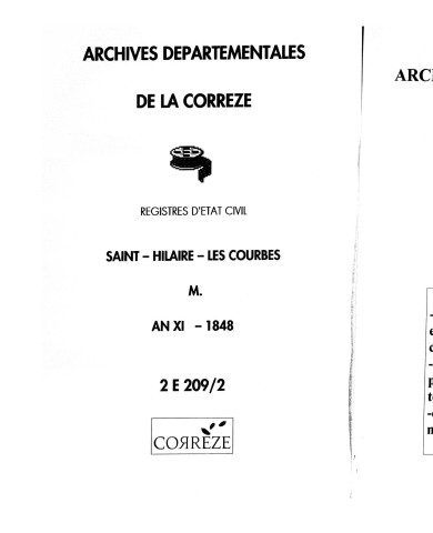 Mariages (1803-1848)