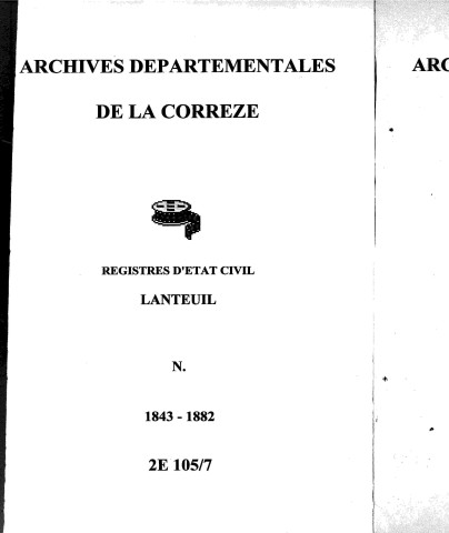 Naissances (1843-1882)