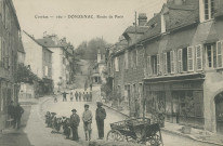 Donzenac : "Corrèze - 160 - Donzenac, route de Paris".