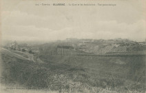 Allassac : "222. Corrèze - Allassac - la gare et les ardoisières- vue panoramique".