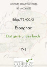 État général des fonds. 1748