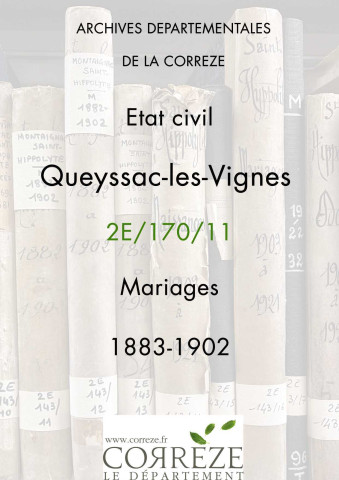 Mariages (1883-1902)