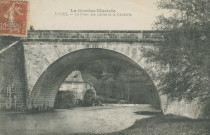 Ussel : "La Corrèze illustrée - Ussel - Le pont des Salles et la carderie".
