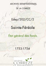 État général des fonds. 16 septembre 1753-12 avril 1754