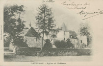 Davignac : "La Corrèze - Davignac. - Eglise et château".