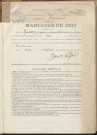 Naissances, mariages, décès (1923-1932).