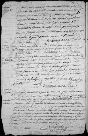 Baptêmes, mariages et sépultures (1753-1792)