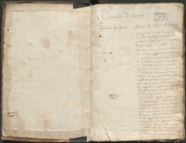 État général des fonds. 16-24 juillet 1757