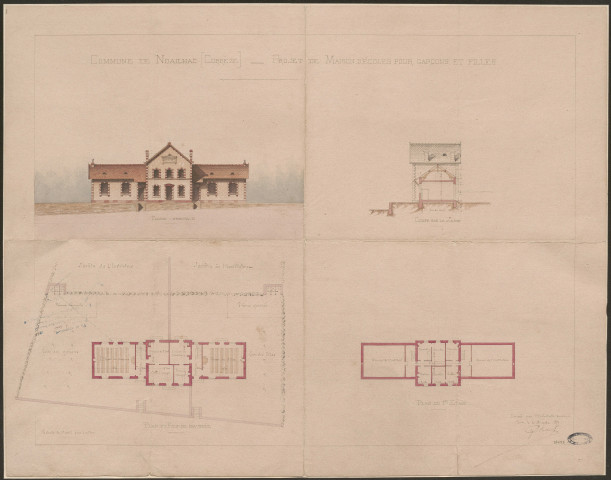 Maison d'école.