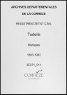 Mariages (1883-1902)