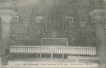 Aubazine : "Corrèze - 638 - Aubazine - Abbaye cistercienne du XIIe siècle - salle capitulaire - L'autel".