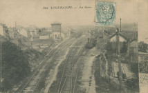 Eygurande : "805. Eygurande. - La gare.".