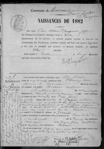 Naissances (1882-1902)