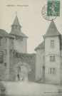 Corrèze : "Corrèze - Porte et église".