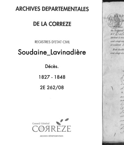 Décès (1827-1848)