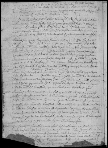 Baptêmes, mariages, sépultures (1680-1792)