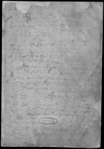 Baptêmes, mariages, sépultures (1624-1711)