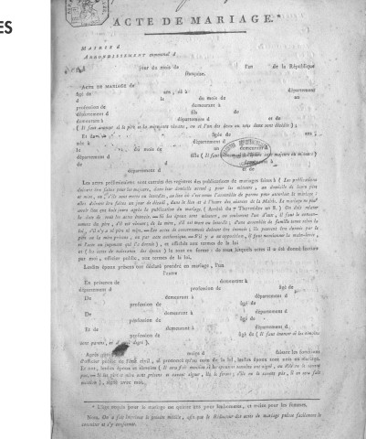 Mariages (1801-1842)