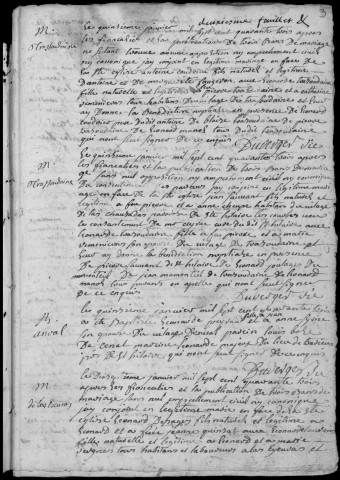 Baptêmes, mariages, sépultures (1743-1752)