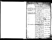 Tables décennales des mariages (1803-1812)