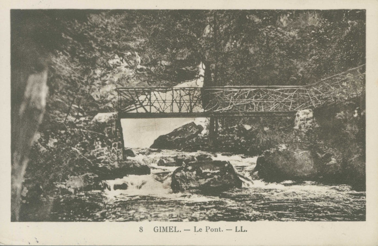 Gimel : "8 Gimel. - Le pont.".