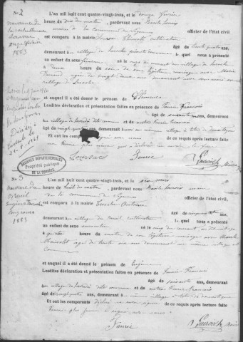 Naissances (1883-1902)