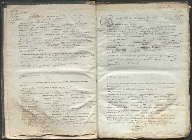 Mariages (1803-1848)