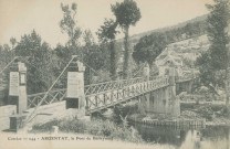 Argentat : "Corrèze - 244 - Argentat, le Pont de Basteyroux".