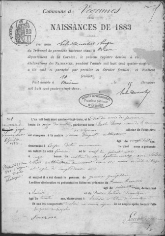 Naissances (1883-1902)