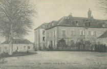 Cornil : "Corrèze - 349 - Cornil, l'asile de Rabès (cour intérieure)".