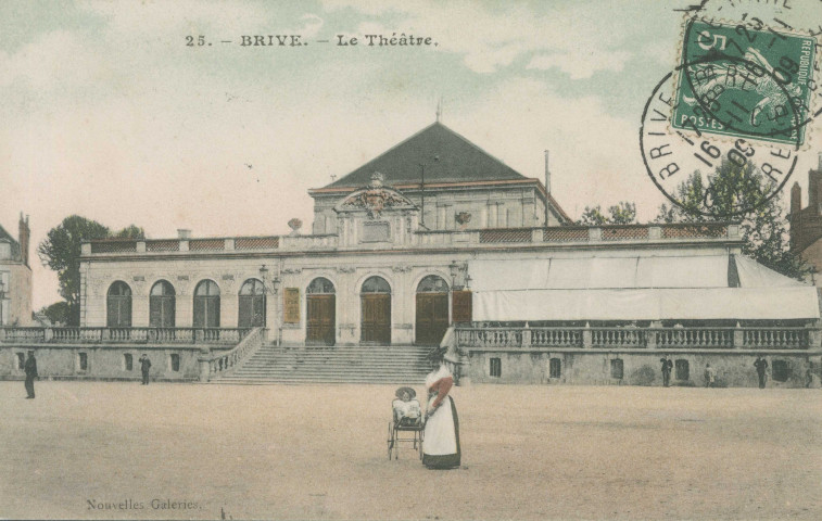 Brive-la-Gaillarde : "25. - Brive. - Le théâtre".