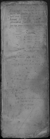 Baptêmes, mariages, sépultures (1606-1728)