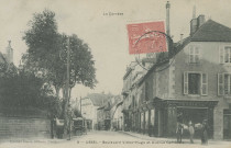 Ussel : "La Corrèze - 9 - Ussel - Boulevard Victor-Hugo et avenue Gambetta".