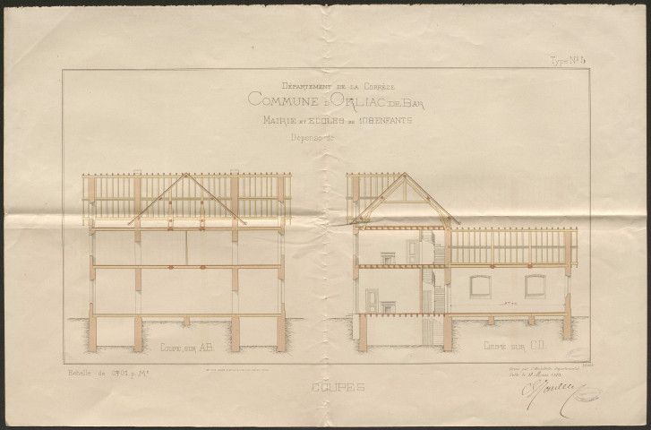Maison d'école.