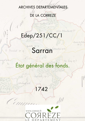 État général des fonds. 06 juin 1742-10 juillet 1742