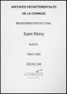 Naissances, mariages, décès (1843-1852)