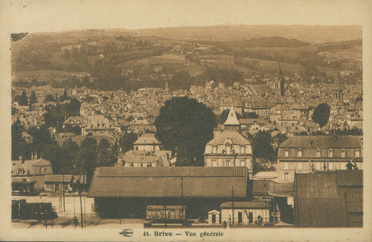 Brive-la-Gaillarde : "41. Brive - Vue générale".