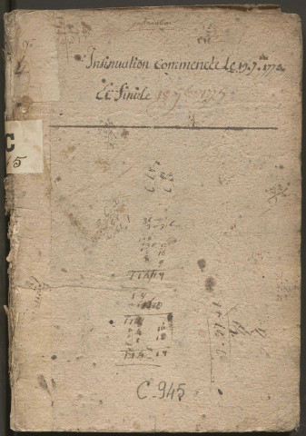 19 septembre 1773-18 septembre 1775