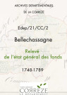 Relevé de l'état général des fonds. 1748-1789