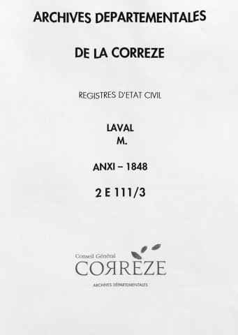 Mariages (1803-1848)