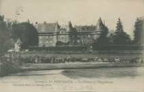 Arnac-Pompadour : "Corrèze - 13 - Pompadour - le château et l'hippodrome".