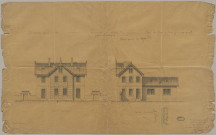 Maison d'école. Ecole des Barrières.