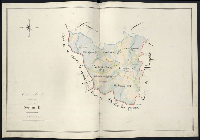 Tableau d'assemblage de la section C