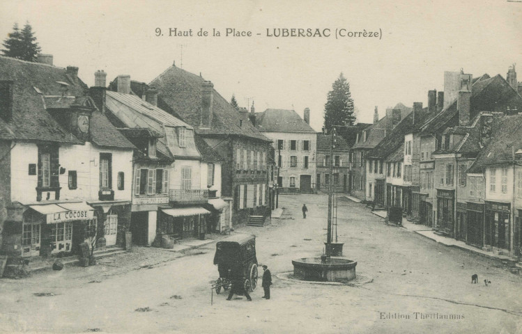 Lubersac : "9. Haut de la place - Lubersac (Corrèze)".