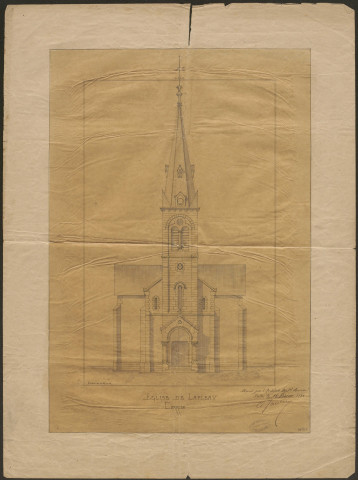 Eglise. Presbytère. Cimetière ; concessions.