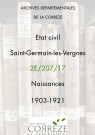 Naissances (1903-1921).